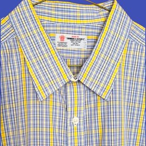 Turnbull & Asser Men's Long Sleeve Cotton Button Down Shirt L/XL